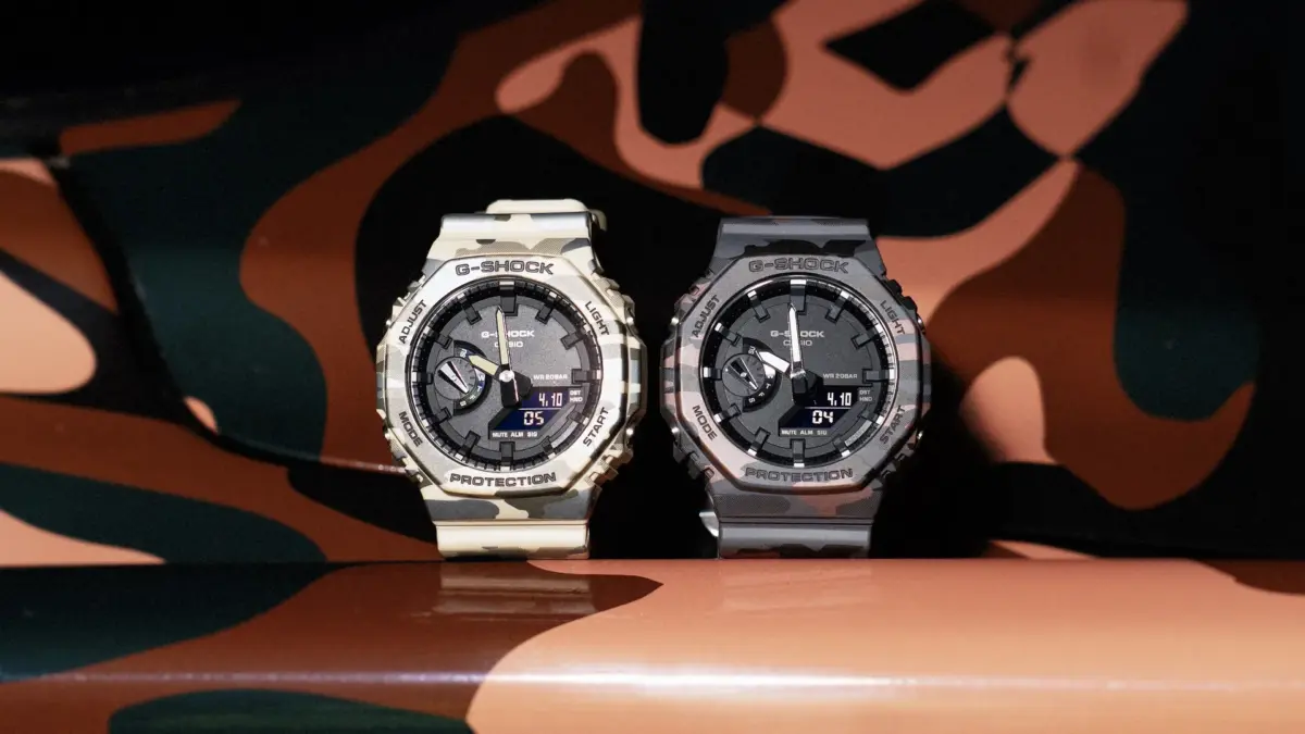 G-Shock transforma el camuflaje en una declaración de estilo con su nueva colección de relojes