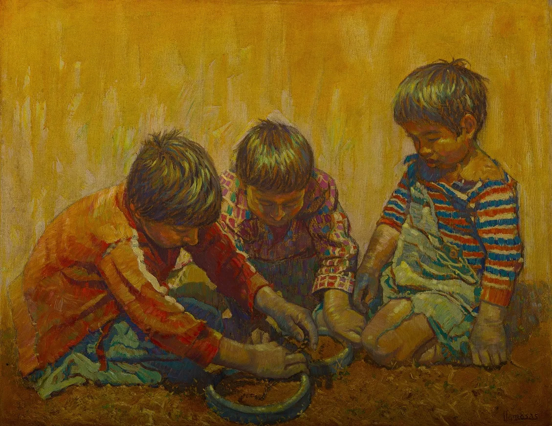 Artistas evocan la infancia a través de sus obras