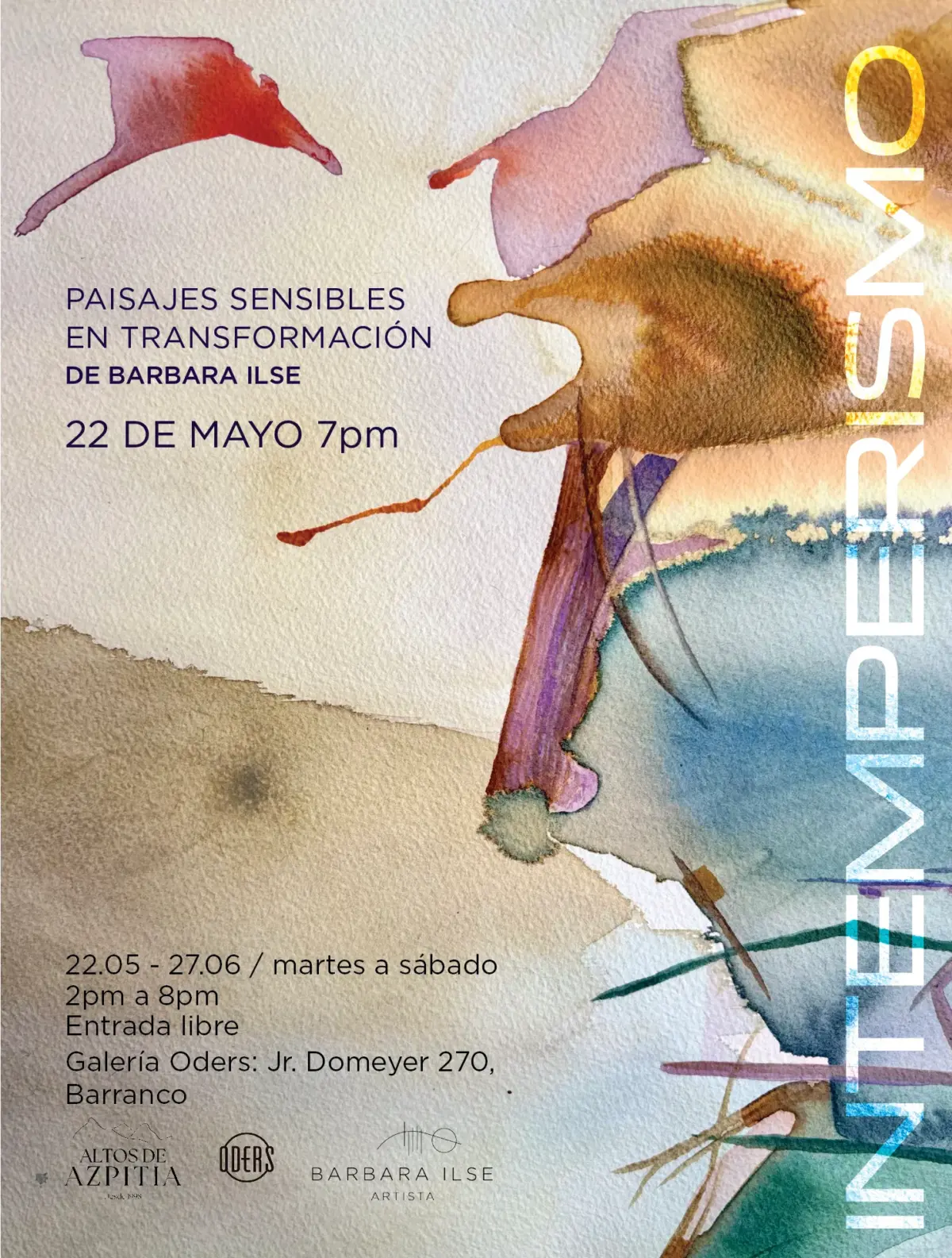 «Intemperismo», de Barbara Ilse: paisajes sensibles en transformación