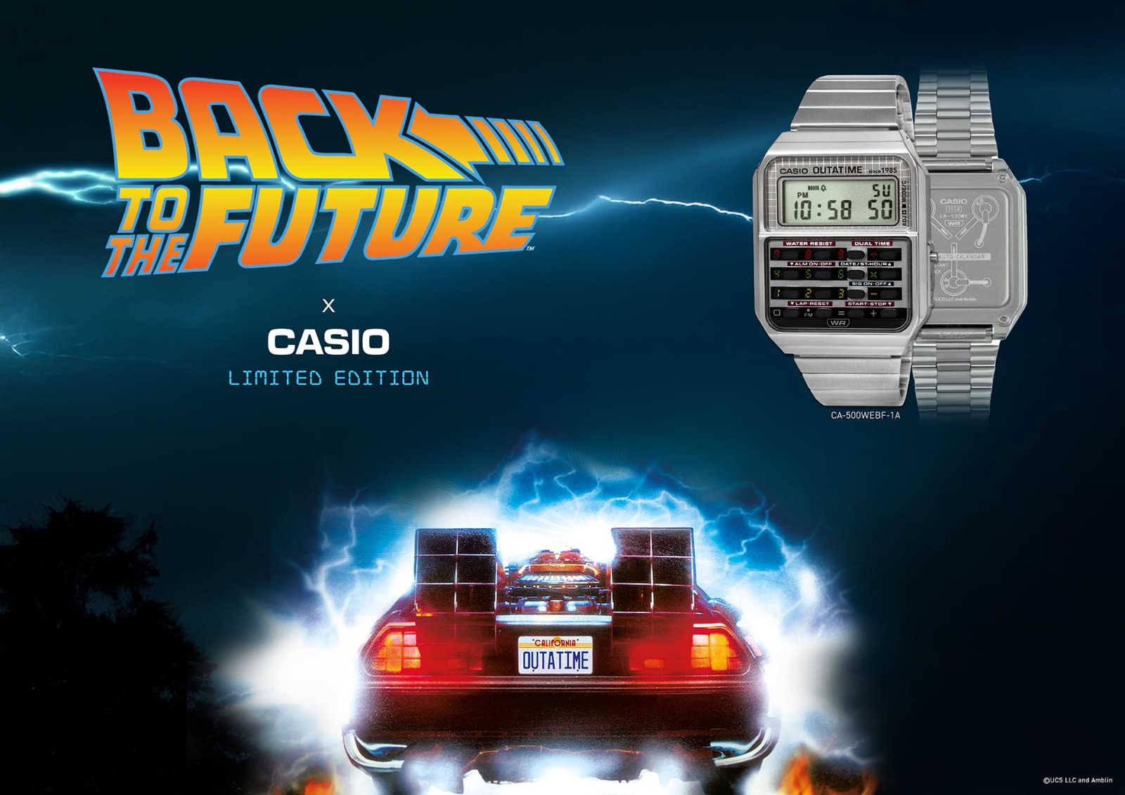 Casio lanza el CA-500 Back to the Future, edición limitada por los 40 años de la icónica película