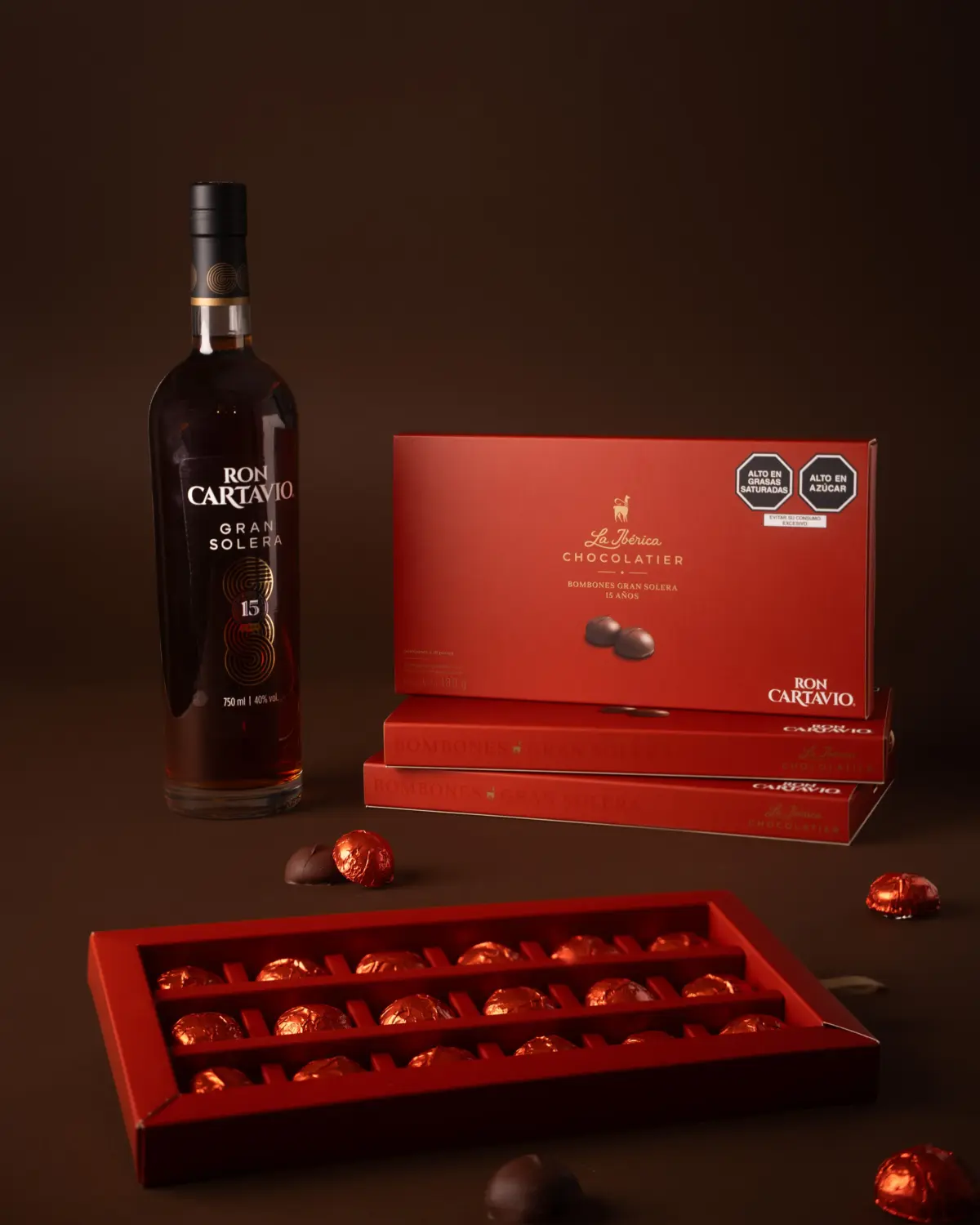 Cuando el ron se convierte en un instante: Gran Solera 15 Años en un bombón de chocolate Cuando el ron se convierte en un instante: Gran Solera 15 Años en un bombón de chocolate