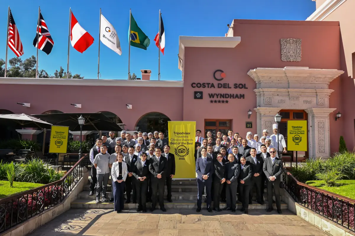 Costa del Sol Wyndham Arequipa es reconocido entre los mejores hoteles de Sudamérica por Tripadvisor