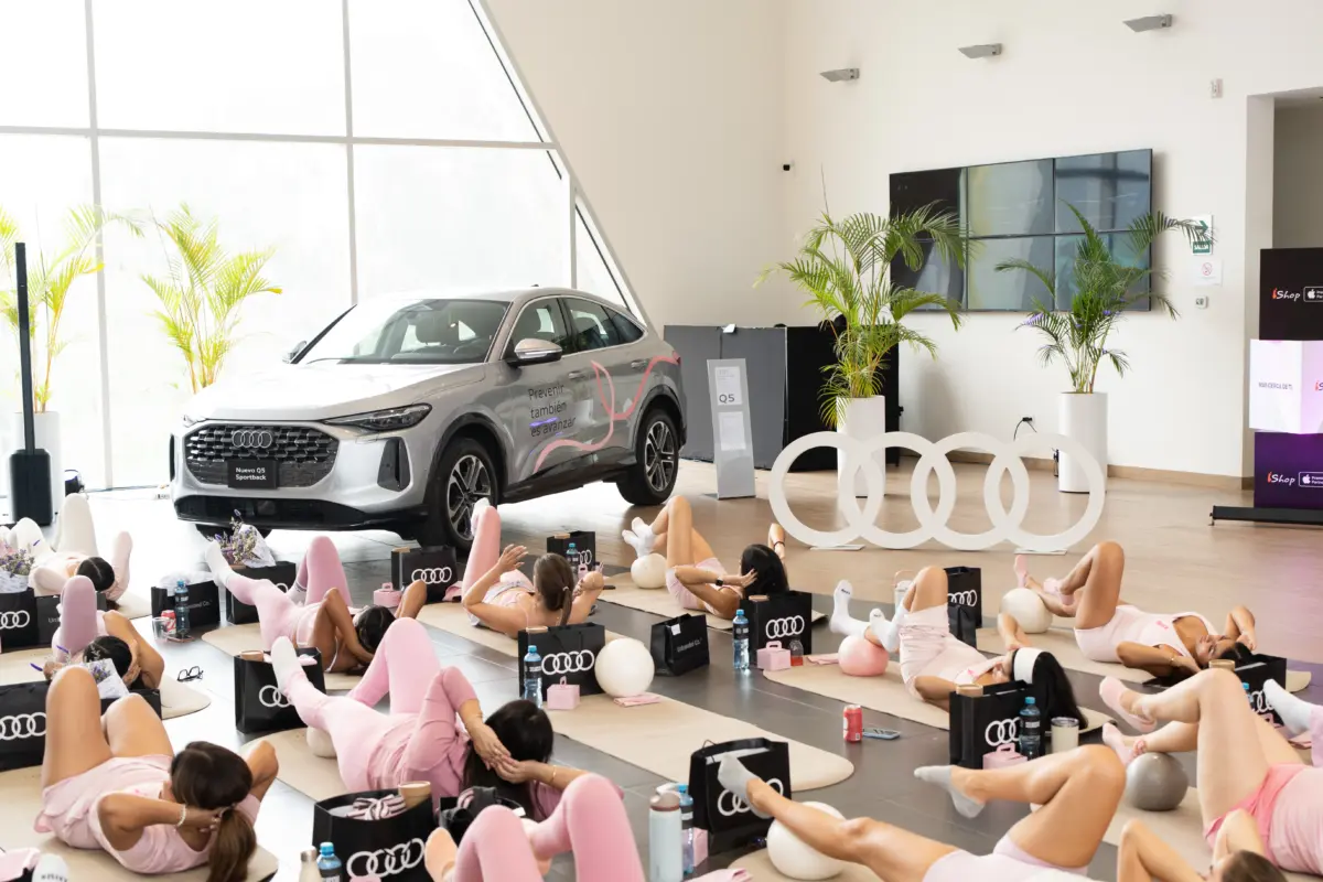 Audi Pink Yoga 2026 reunió bienestar y solidaridad en su tercera edición