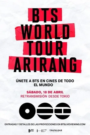 BTS lleva su tour ARIRANG a los cines del mundo BTS lleva su tour ARIRANG a los cines del mundo
