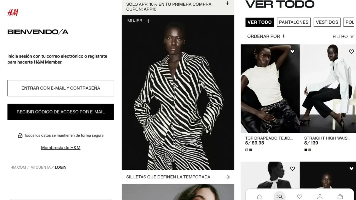H&M lanza su APP en Perú con beneficios exclusivos y una experiencia de compra más personalizada