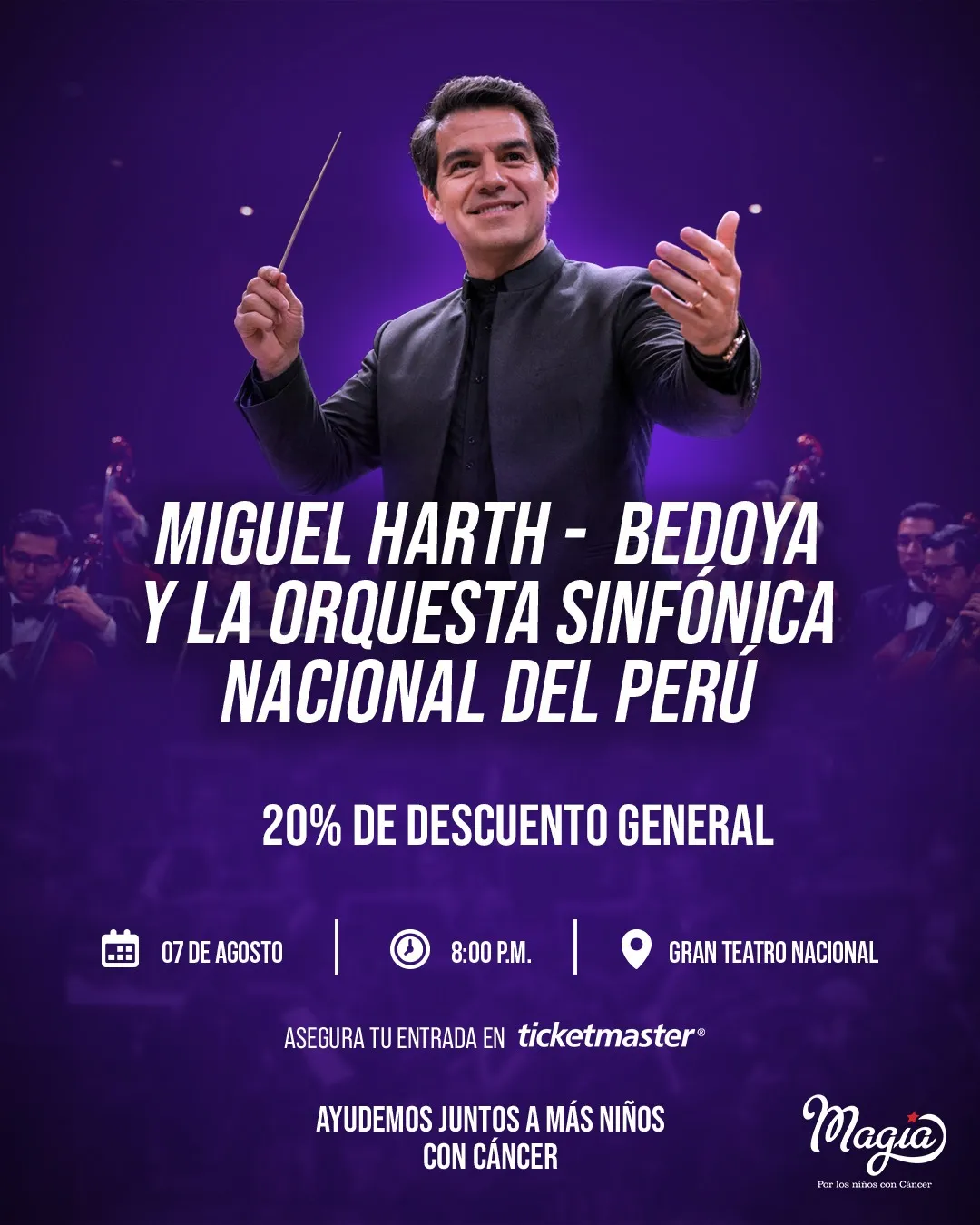Miguel Harth-Bedoya, director reconocido internacionalmente, llega al país para concierto benéfico Miguel Harth-Bedoya, director reconocido internacionalmente, llega al país para concierto benéfico