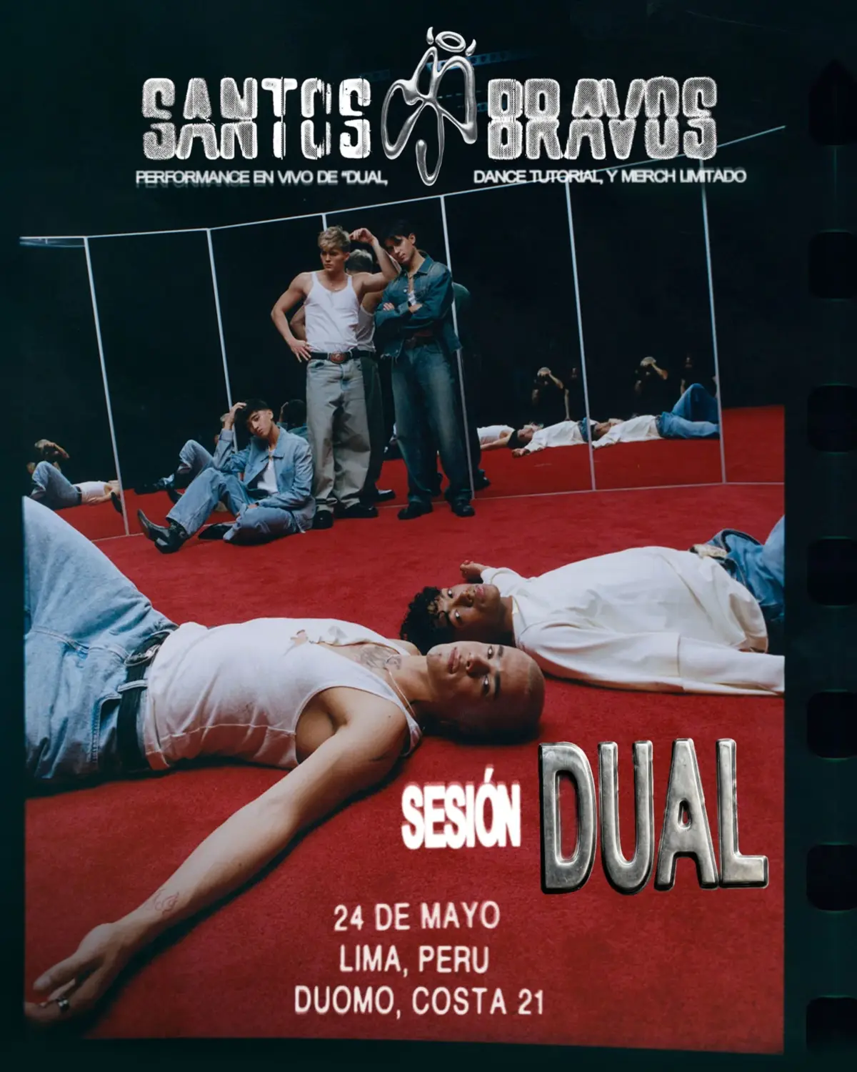 Santos Bravos llega a Lima con SESIÓN DUAL, el showcase que marca un nuevo momento para el pop latino Santos Bravos llega a Lima con SESIÓN DUAL, el showcase que marca un nuevo momento para el pop latino