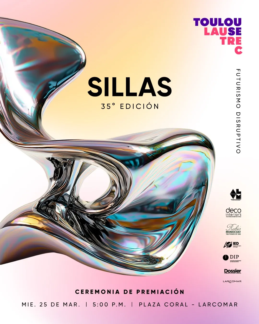 Toulouse Lautrec presenta SILLAS 2026, una muestra que invita a romper esquemas y redefine el mobiliario Toulouse Lautrec presenta SILLAS 2026, una muestra que invita a romper esquemas y redefine el mobiliario