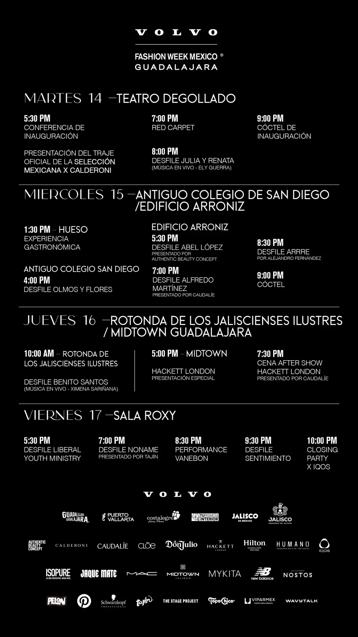 Una ciudad que viste su propia historia Volvo Fashion Week México Guadalajara