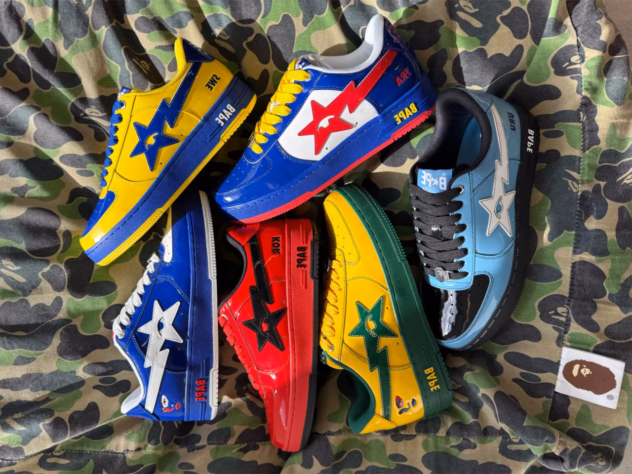 BAPE y KidSuper lanzan una colección de zapatillas inspirada en las 48 selecciones del Mundial 2026