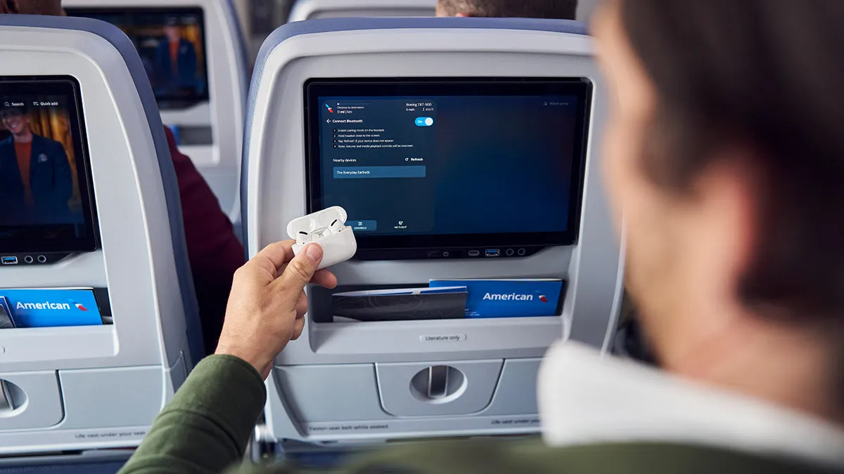 American Airlines anuncia una mejora en toda su flota con la instalación de pantallas en el respaldo de cada asiento y un aumento de los asientos premium en toda la flota de aviones de fuselaje angosto American Airlines anuncia una mejora en toda su flota con la instalación de pantallas en el respaldo de cada asiento y un aumento de los asientos premium en toda la flota de aviones de fuselaje angosto